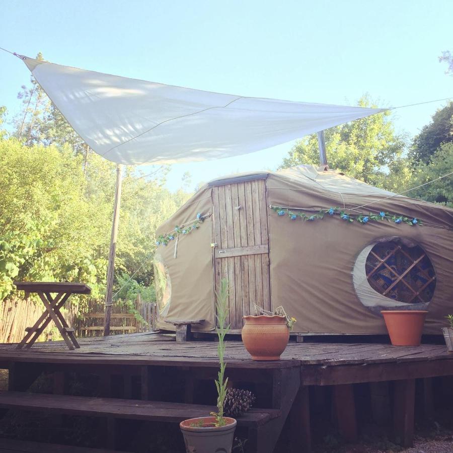 Star Gazing Luxury Yurt With River Views, Off Grid Eco Living Vale do Barco Eksteriør bilde