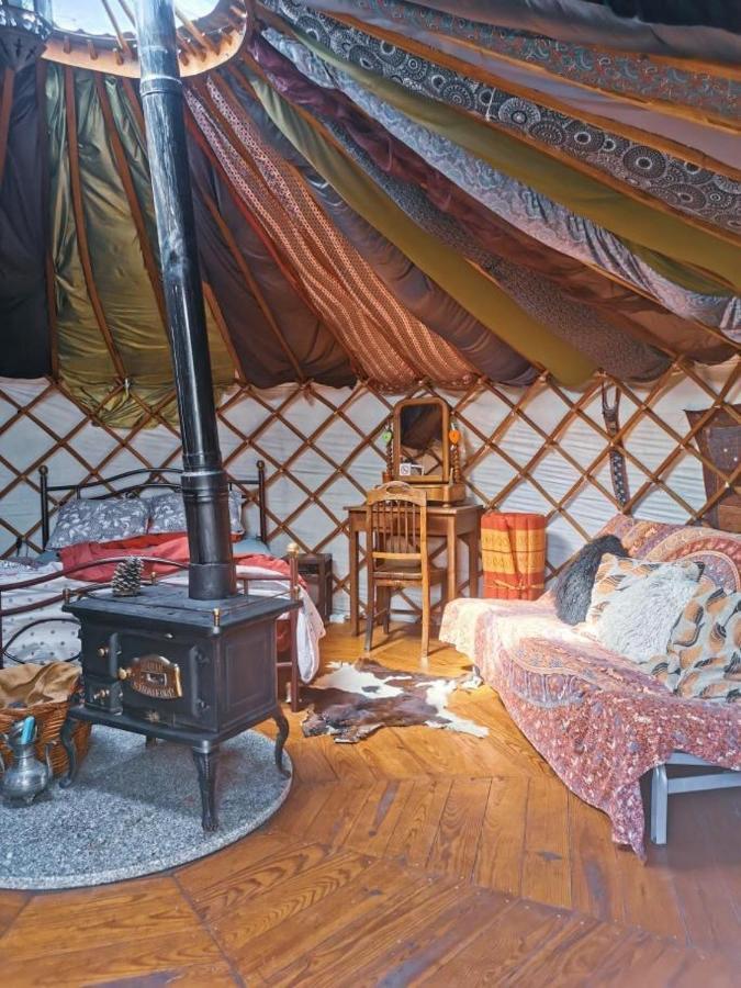 Star Gazing Luxury Yurt With River Views, Off Grid Eco Living Vale do Barco Eksteriør bilde