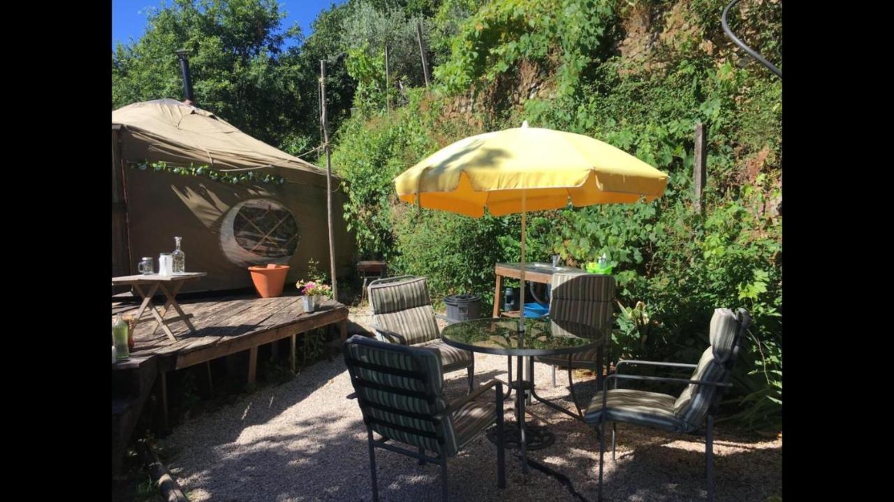 Star Gazing Luxury Yurt With River Views, Off Grid Eco Living Vale do Barco Eksteriør bilde