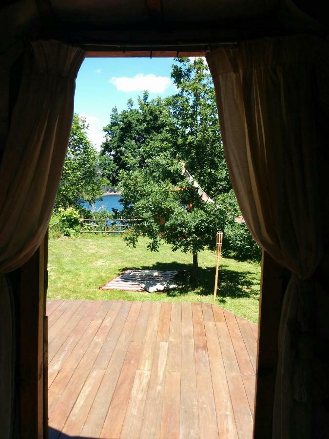 Star Gazing Luxury Yurt With River Views, Off Grid Eco Living Vale do Barco Eksteriør bilde